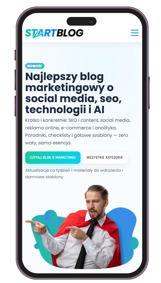 Marketing Blog Web Design StartBlog.pl