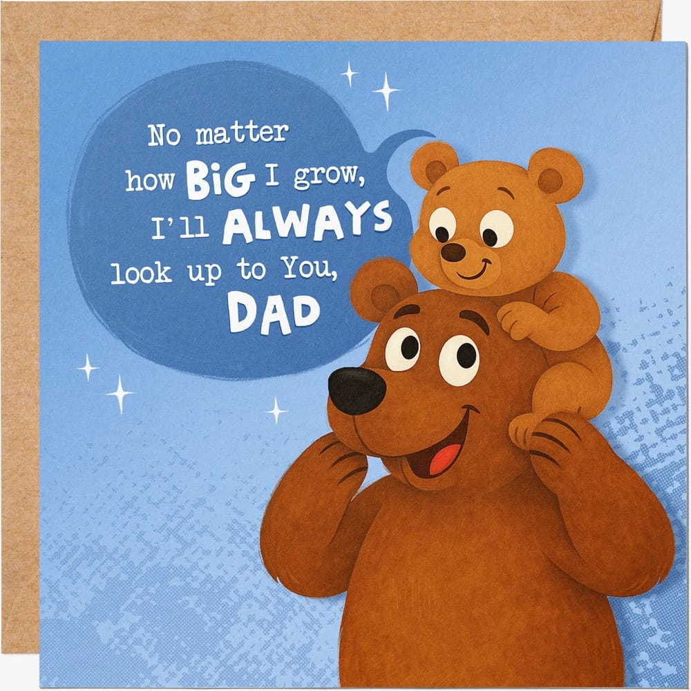 kartka na dzień taty