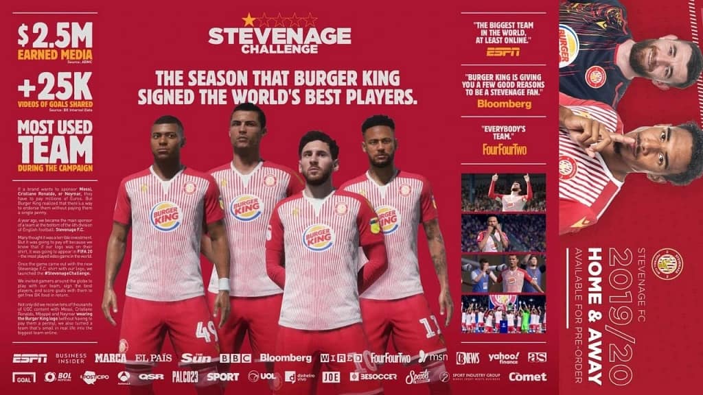 stevenage challange burger kinga