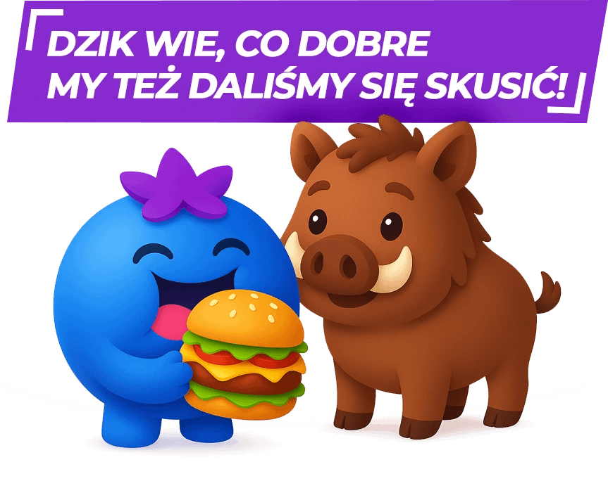 burger dzika w pasibusie