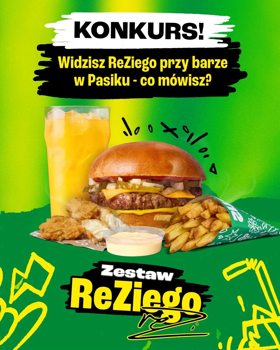 Prowadzenie Facebooka dla restauracji – współpraca Pasibus x Rezi: Zestaw ReZieGo