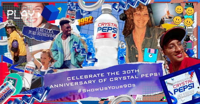 Pepsi Crystal – kampania #ShowUsYour90s