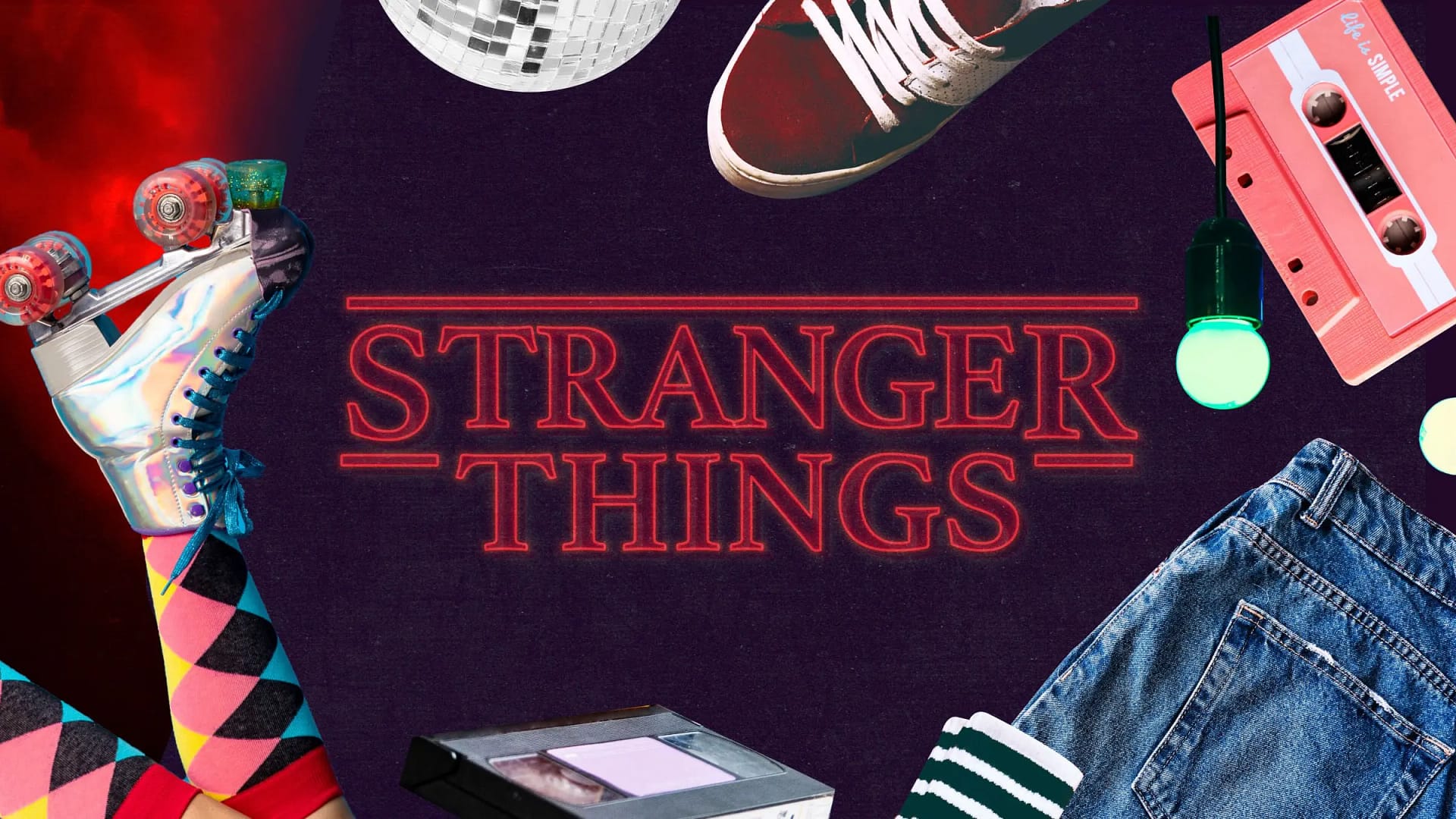 Netflix Stranger Things retro promo